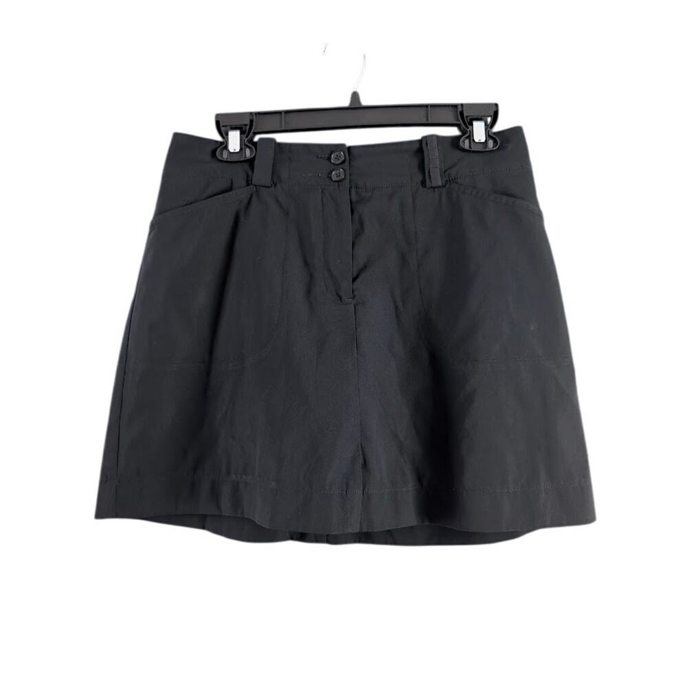 Nike Golf Skort Womens 6 Performance Skirt Black Dri-Fit Athletic Pickleball